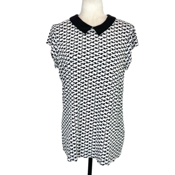Smart Set Tops - Smart Set houndstooth top